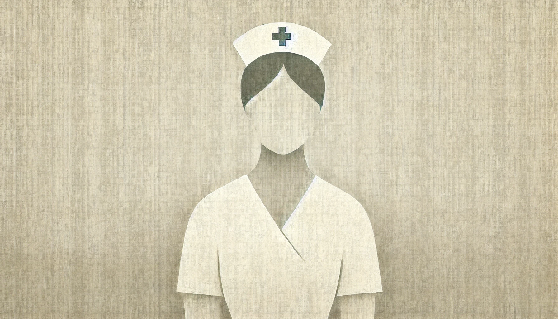 A minimalist drawing of a nurse.